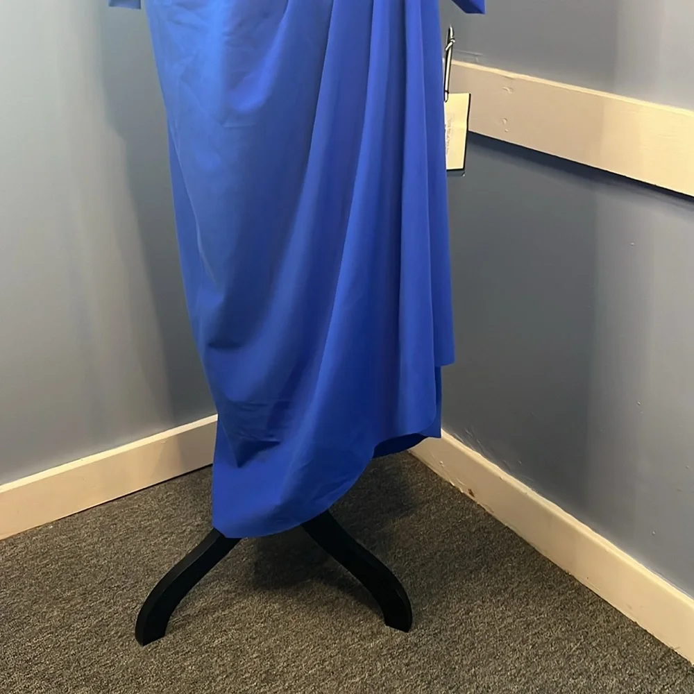 Chiara Boni  Blue Dress NWT Size 48 - Picture 4 of 12